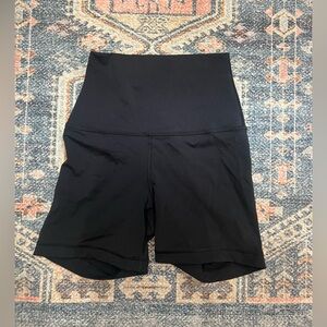 Yogalicious Black High-Waist Bike Shorts